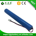 Batería recargable de la batería del ion 18650 de 7.4v 1800mAh Li para la luz del tacto